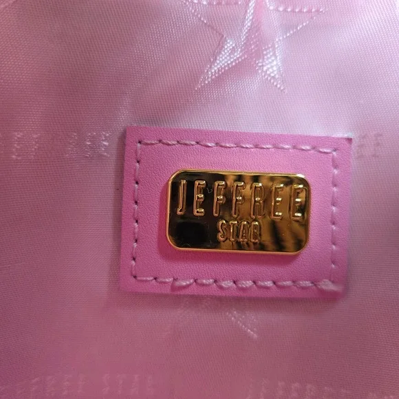 Jeffree Star Pink Star Fanny Pack Belt Bag Purse Gold Accents Cute‎ Kawaii - Picture 3 of 13